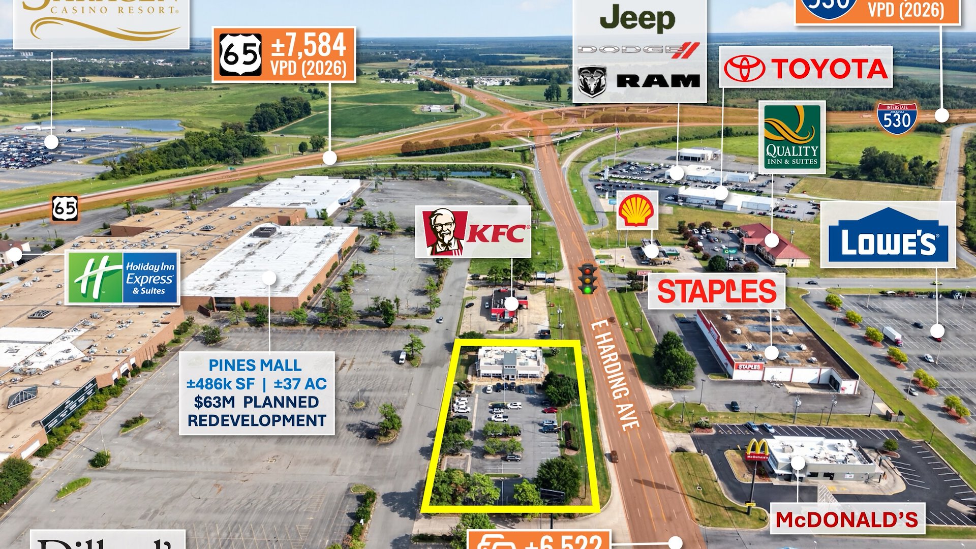 $1 Auction - REIT Sale | Former Red Lobster | Hard… — Sale in Pine Bluff, AR, photo 2 of 6
