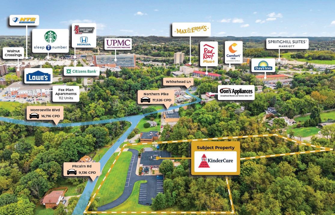 KinderCare | Corporate Guarantee | Absolute Net | 22+… — Sale in Monroeville, PA, photo 5 of 5