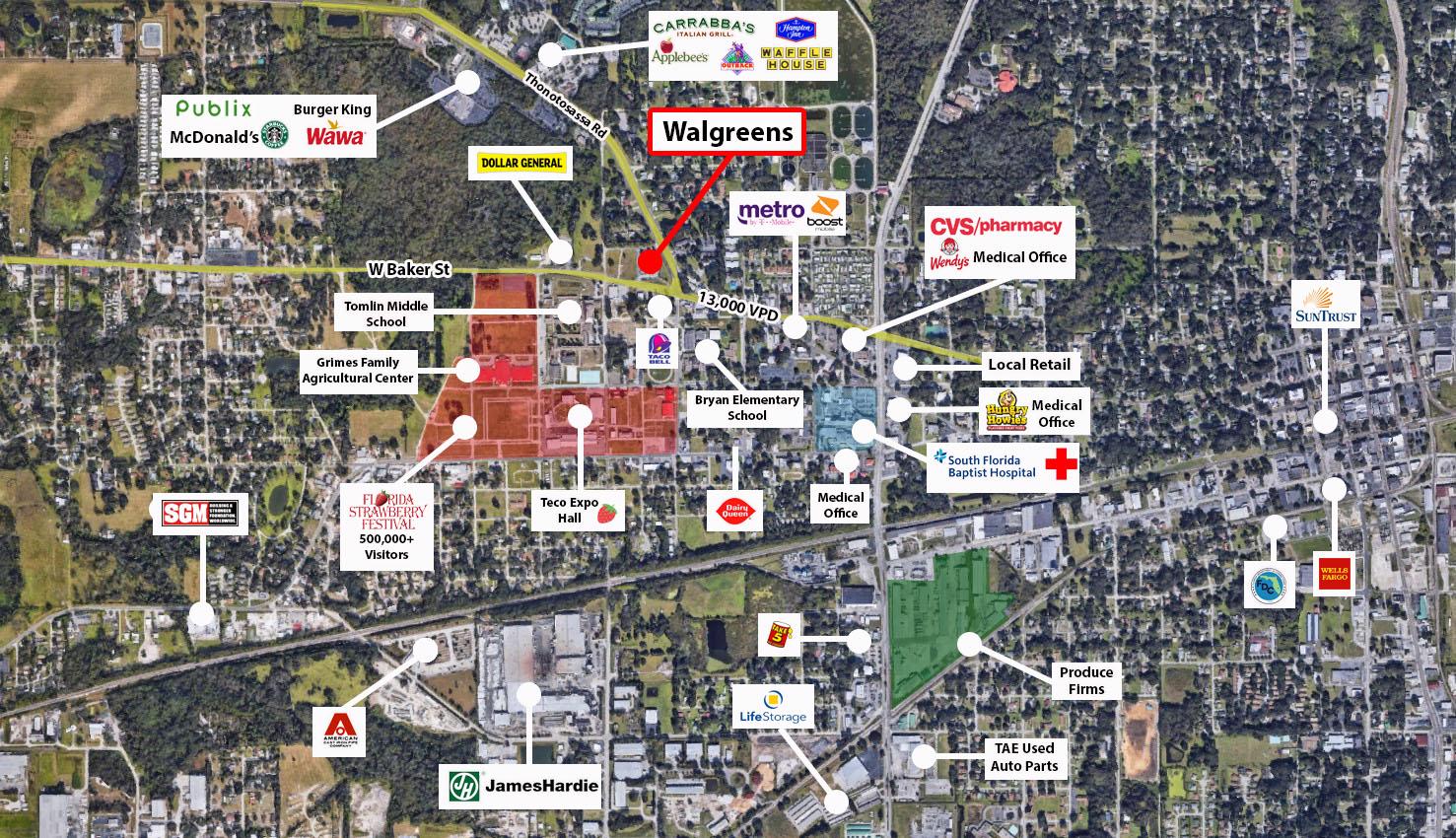 Walgreens Pharmacy (Tampa MSA)/Plant City, Florida