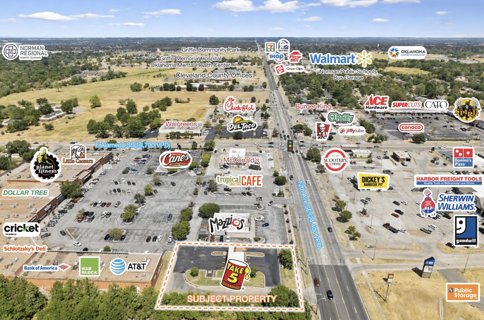 Take 5 | Newly Extended Triple Net Ground Lease |… — Sale in Norman, OK, photo 3 of 6