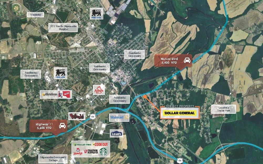 Dollar General Recent Lease Extension/Princeville, North Carolina