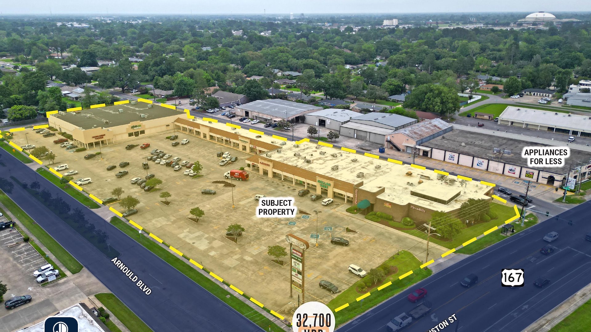 Louisiana 2 Retail Portfolio | Country Club Plaza & The Boulevard/Lafayette,  Louisiana