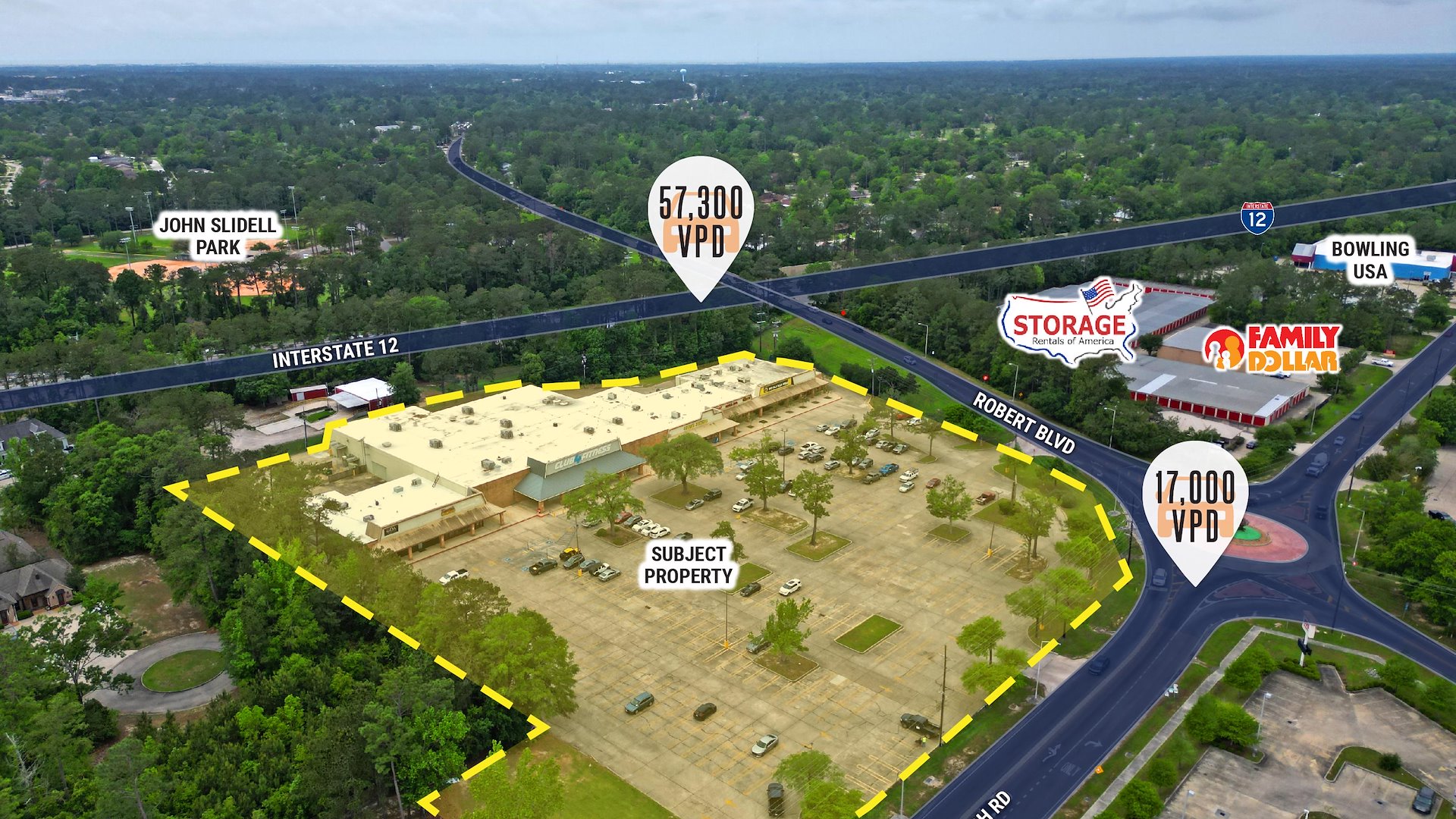 Louisiana 2 Retail Portfolio | Country Club Plaza & The Boulevard/Lafayette,  Louisiana