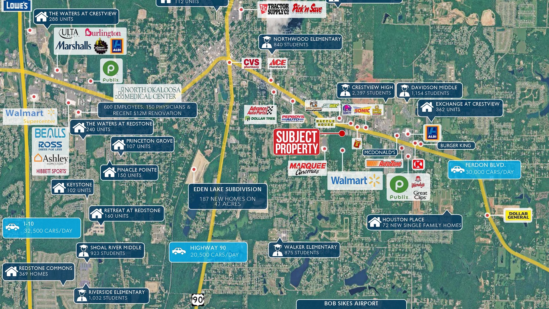 Chick-fil-A | New 15-Year NNN Ground Lease | Pad to… — Sale in Crestview (Destin Msa), FL, photo 2 of 2