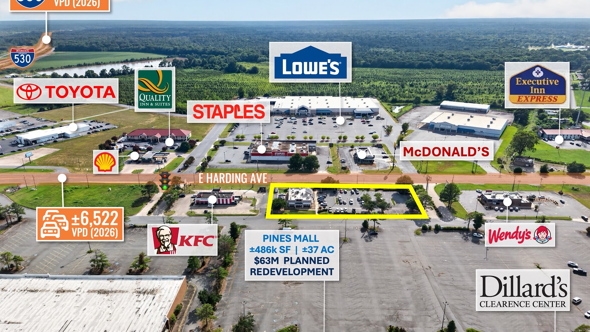 $1 Auction - REIT Sale | Former Red Lobster | Hard… — Sale in Pine Bluff, AR, photo 5 of 6
