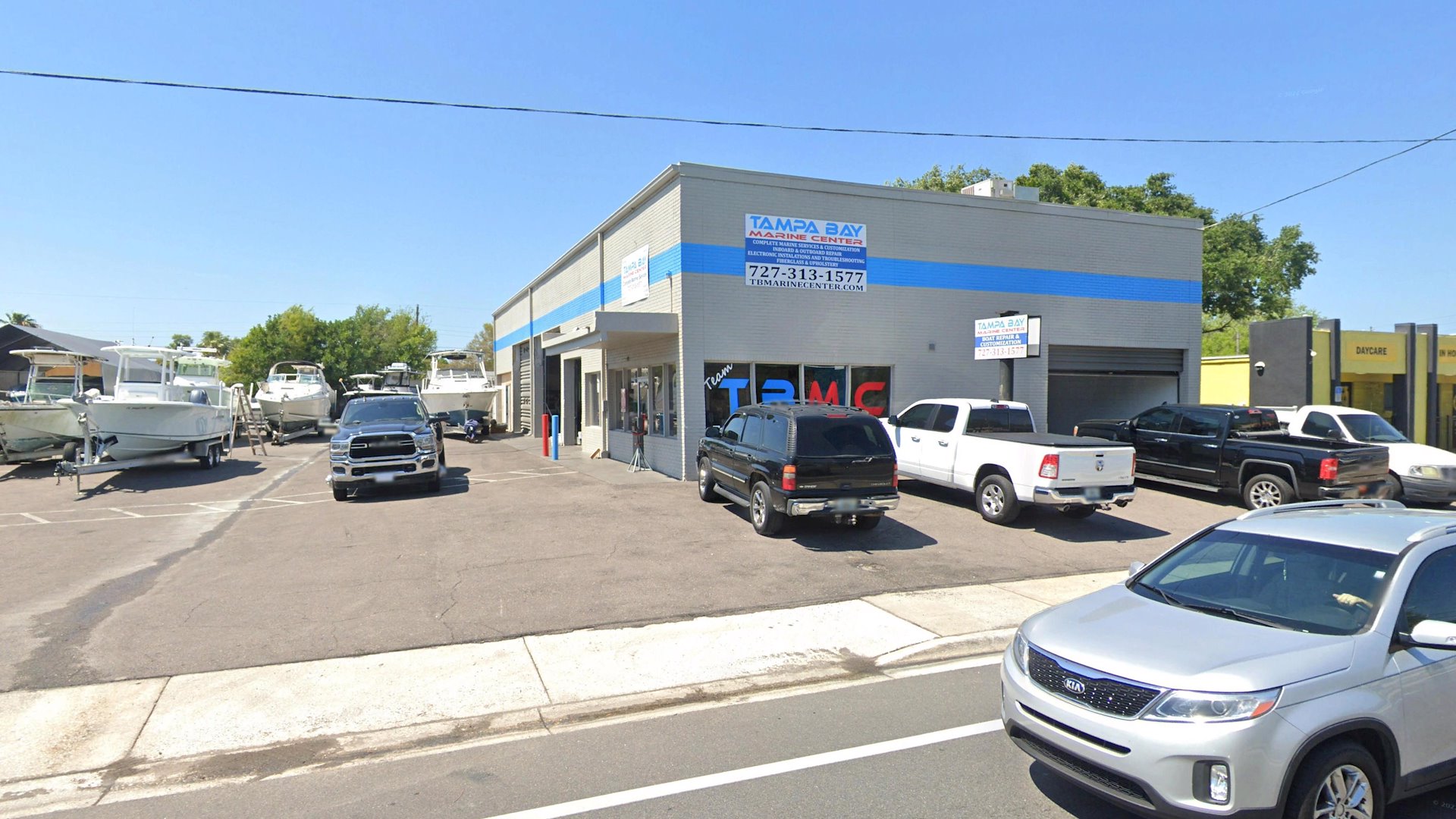 Boat Repair Center Dense Retail Corridor High VPD Seminole, FL