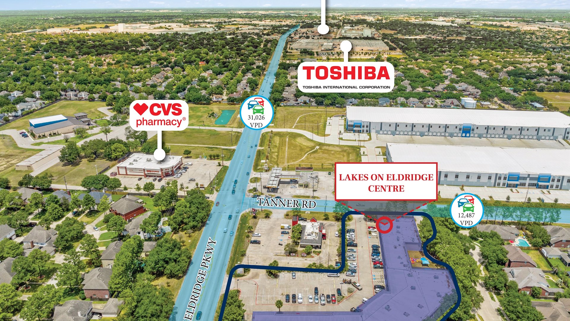 Lakes on Eldridge Centre/Houston, Texas