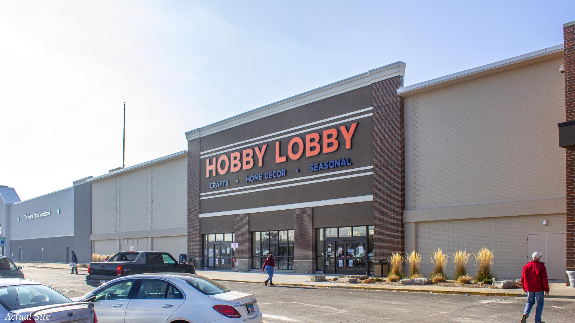 Hobby Lobby Low Price Point Within 933k+ Sq.Ft. Shopping Center Densely Populated Area