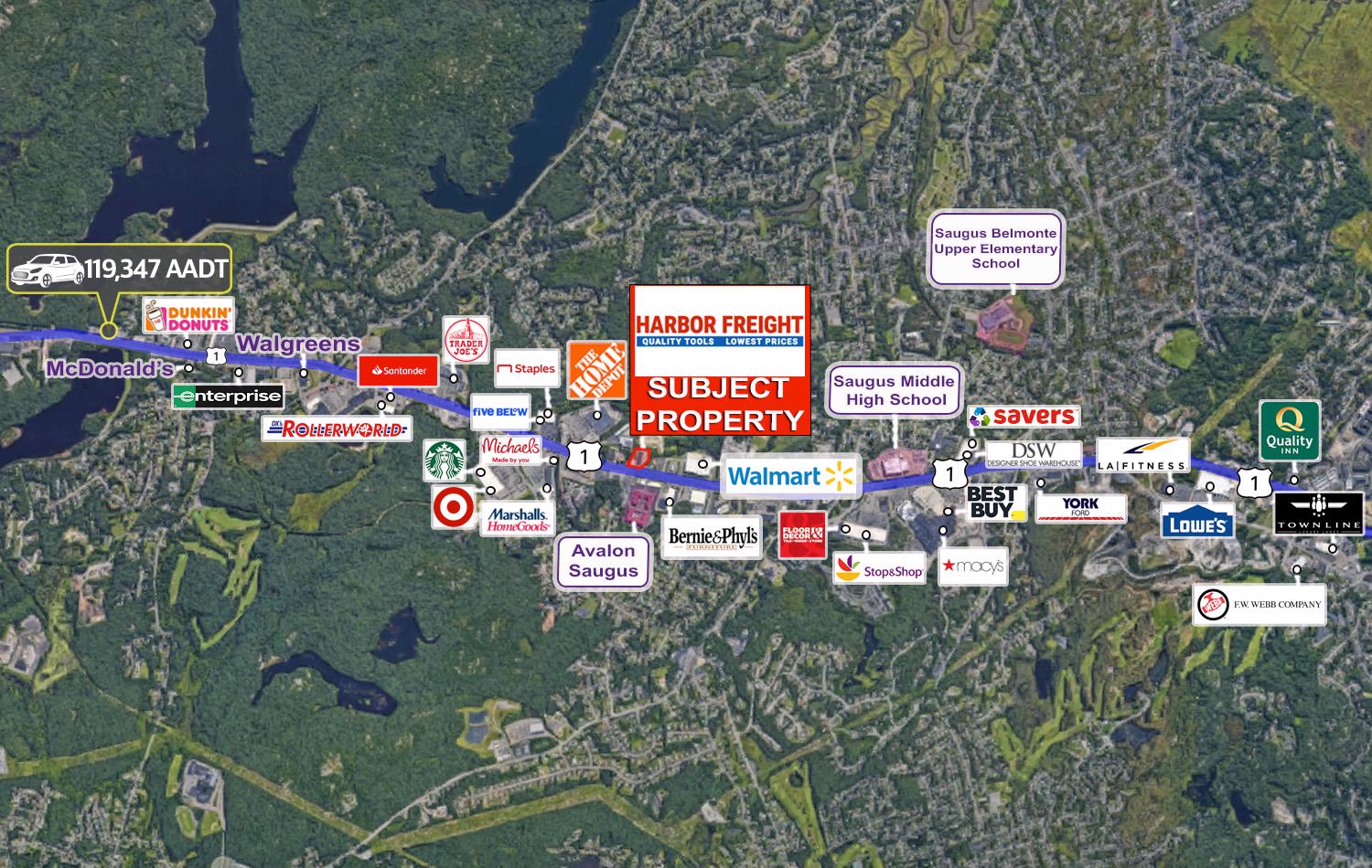 Harbor Freight Trophy Boston Location/Saugus, Massachusetts